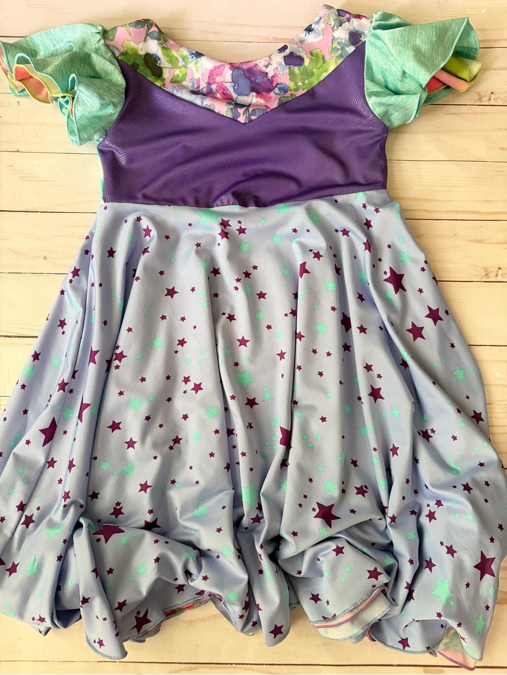 Size 6 Authentic Twirly Girl Reversible Dress